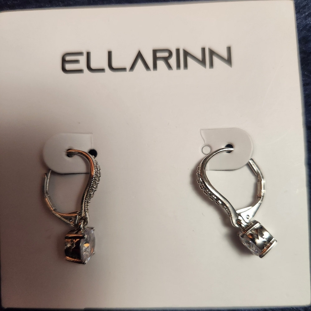 ELLARINN EARRINGS, SILVER, NEW